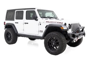 Jeep Wrangler Suspension Lift Kit - Front + Rear - Rough Country - 3.5-Inch Lift, Control Arm Drop, M1 Monotube Shocks - '24-'25